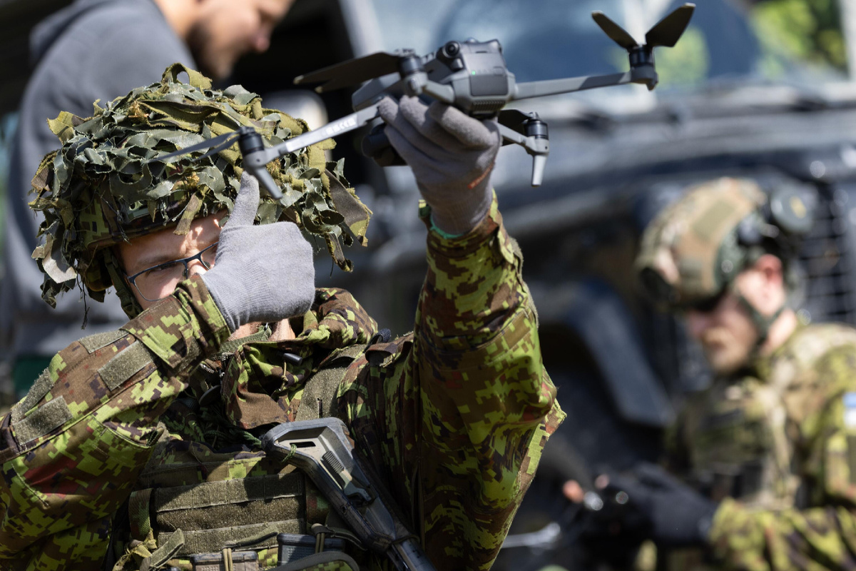 Учения в Латвии по работе с беспилотниками © Aizsardzības ministrija