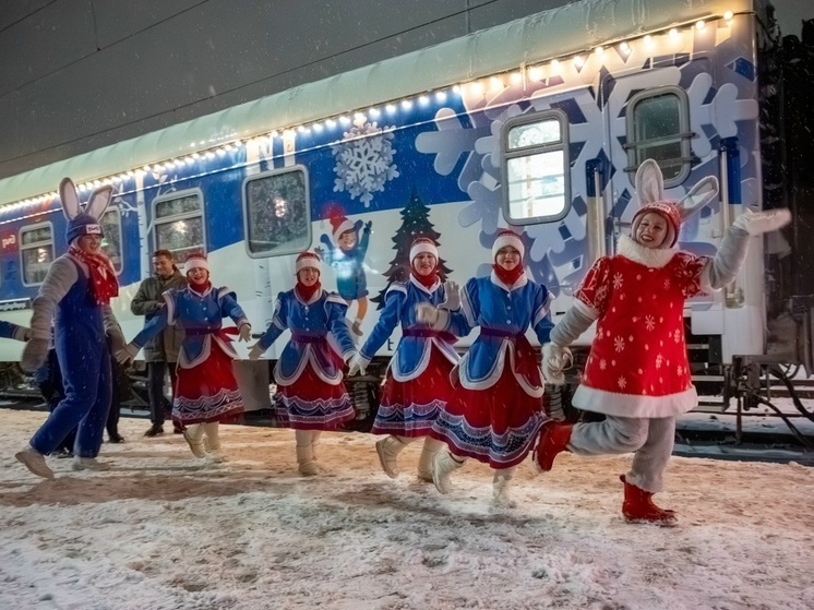     Фото: Поезд Деда Мороза / Вконтакте
