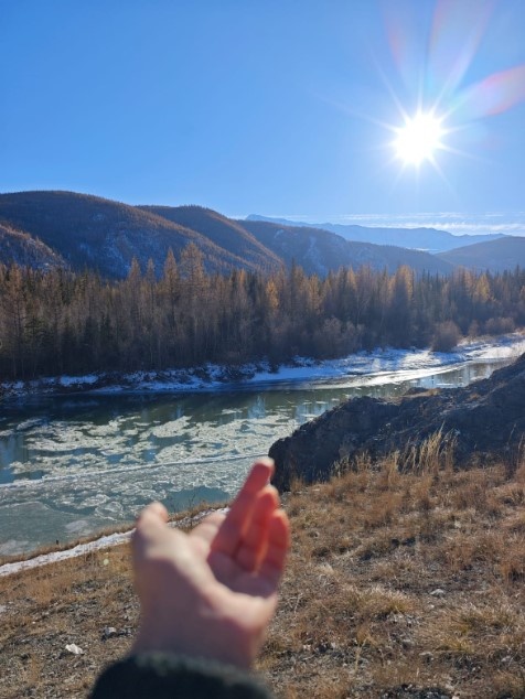 Река Чуя у въезда в Кош-Агачский район