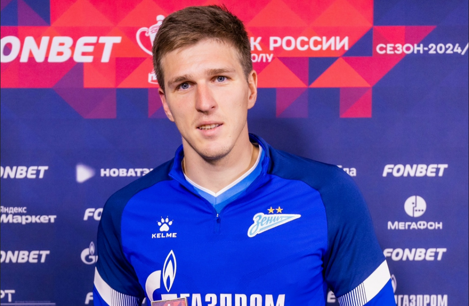    Александр Соболев. Источник: сообщество футбольного клуба "Зенит" во "ВКонтакте"