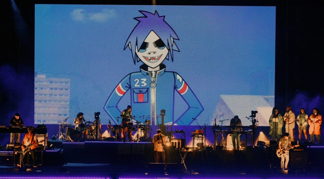     Концерт Gorillaz / Фото: соцсети Gorillaz