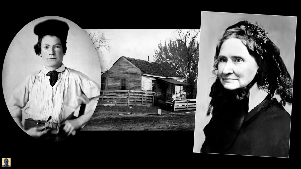 Марку 15лет. Старый дом Клеменсов. Мать - Джейн Клеменс 1870 год.