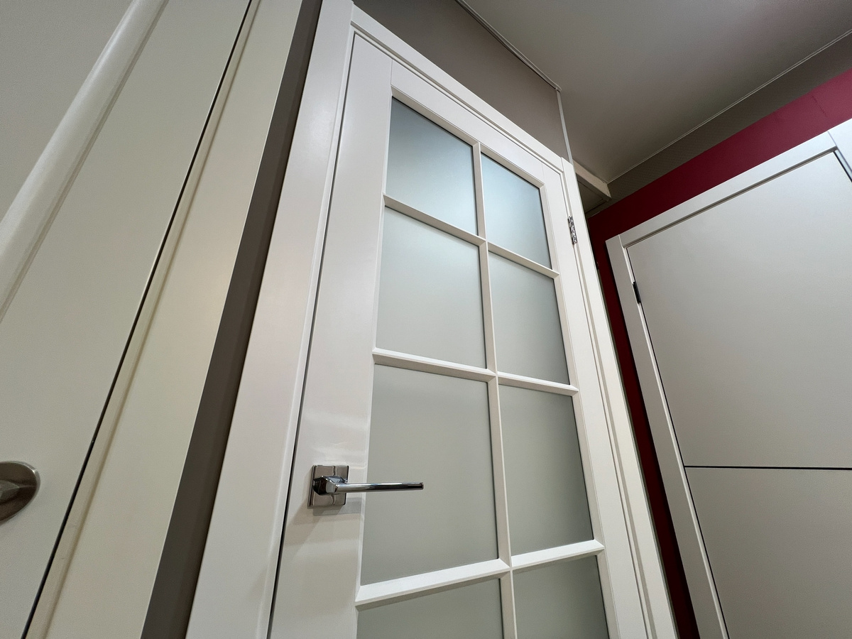 Межкомнатная дверь Glanta в белой эмали