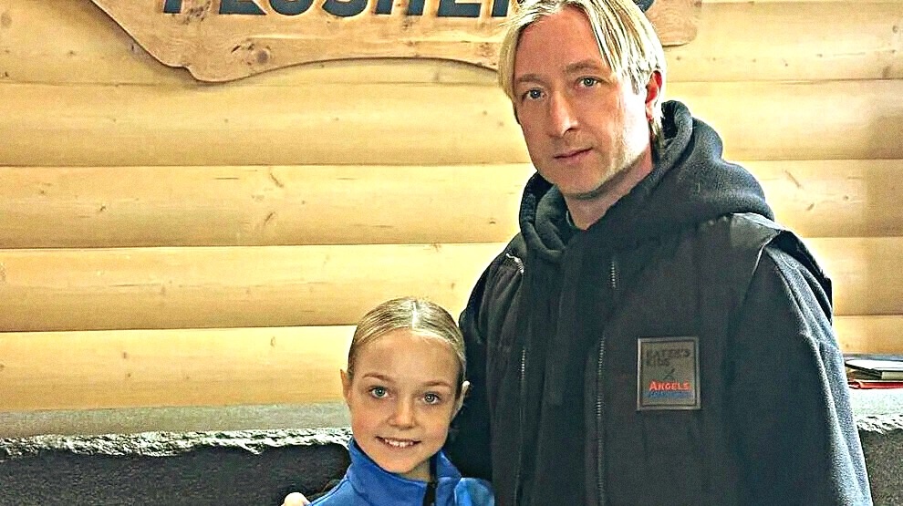 Евгений Плющенко и Елена Костылева