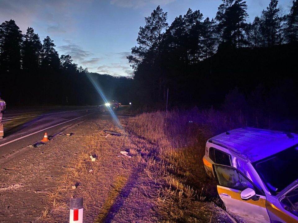    ДТП у села Камлак. Источник: МВД по Республике Алтай