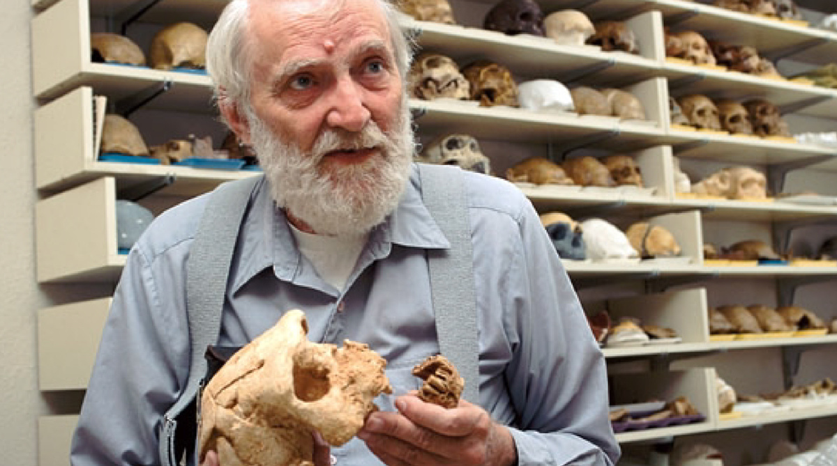 ученый-антрополог Гровер Кранц / (Grover Sanders Krantz, 1931-2002)