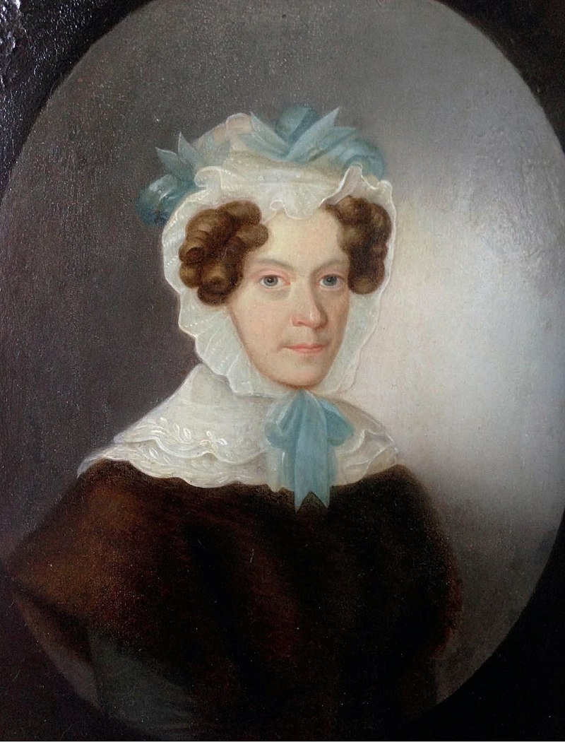 Неизвестный художник. 1820- годы. М. М. Тучкова. Музей «Бородинское поле». Медная пластина, масло. https://ru.wikipedia.org/wiki/Тучкова,_Маргарита_Михайловна