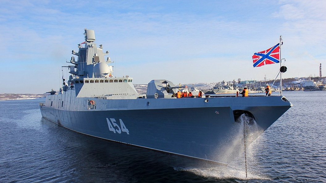 Российский фрегат "Адмирал Горшков".