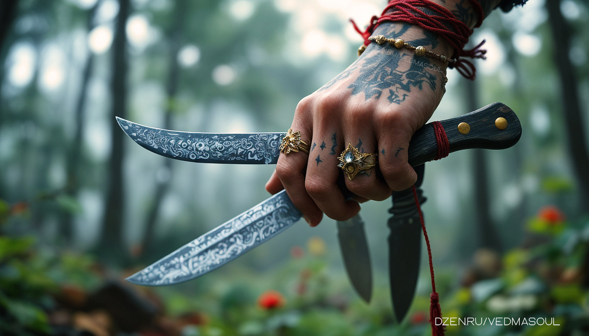 © Авторское изображение @vedmasoul. Cгенерировано ИИ. Порча, чистка, гадание, крадник