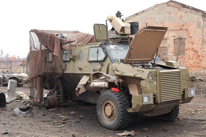 Уничтоженная техника ВСУ. Фото Руслана Сергеева.