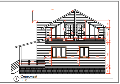 Первые чертежи Дмитрия в Revit после обучения