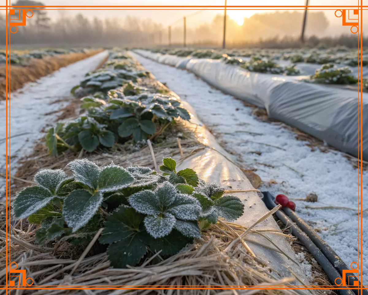 Фото из интернета. укрывать ли клубнику на зиму