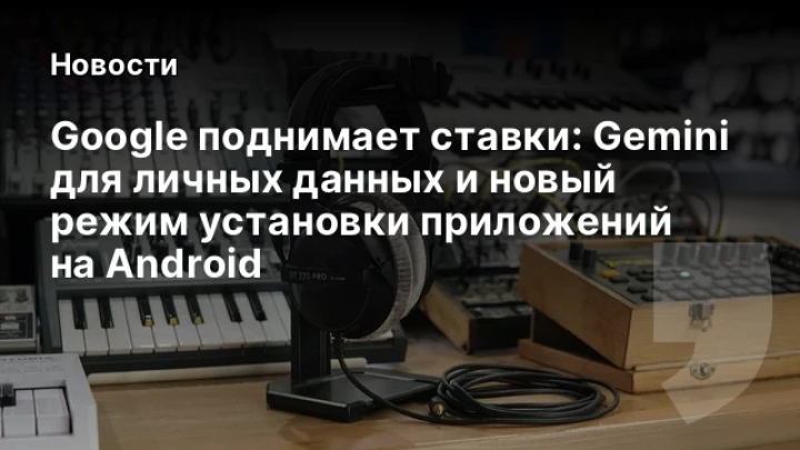    Google поднимает ставки: Gemini для личных данных и новый режим установки приложений на Android