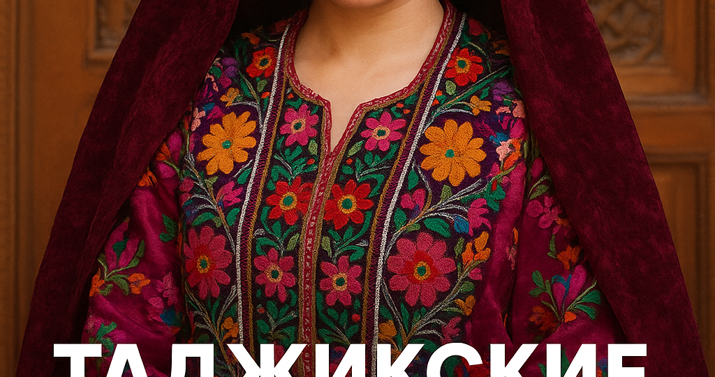 🇹🇯 Таджикские национальные костюмы: Когда одежда говорит громче слов