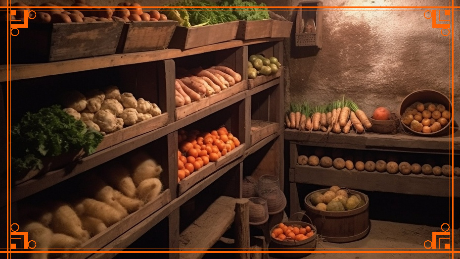 Фото из Интернета. Хранение овощей