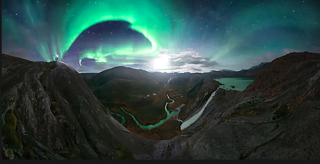 «Джекпот». Лофотенские острова, остров Сенья, Норвегия (панорама на 360°). Алекс Уайдс (Алессандро Кантарелли) / 16-я международная премия Epson Pano Awards. Источник: popsci.com