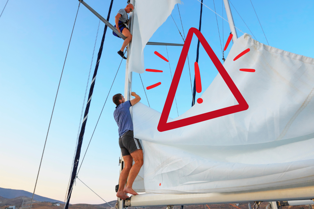 В длительных путешествиях чаще всего повреждаются паруса.