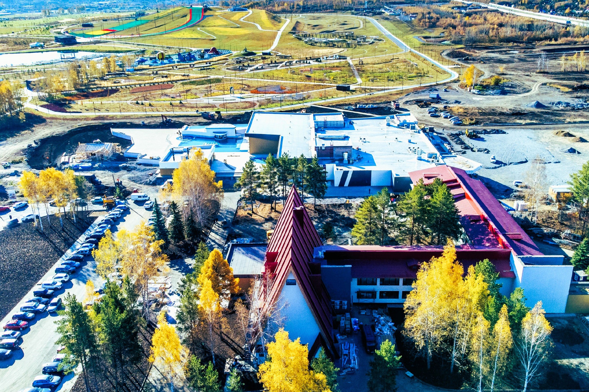 Территория термального комплекса со SPA-отелем "Магия тепла"