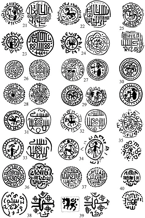 Типы монет в Федоровском кладе