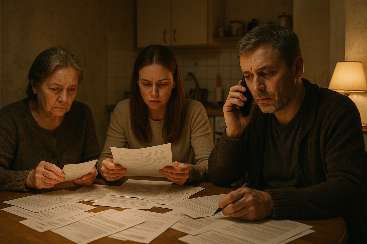 Изучение материалов дела в семейном кругу. Главное желание - помочь.