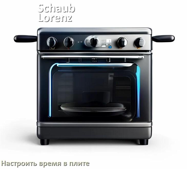 
Как на плите Schaub Lorenz настроить часы и установить время
