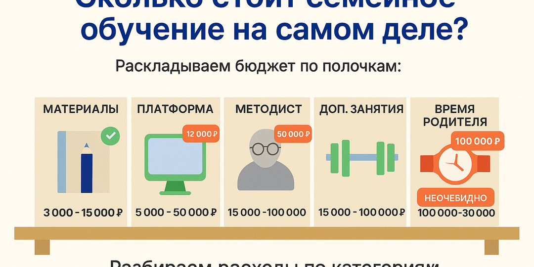 "Мы посчитали: онлайн-школа обходится дешевле обычной на 40%. Вот детальный разбор бюджета":