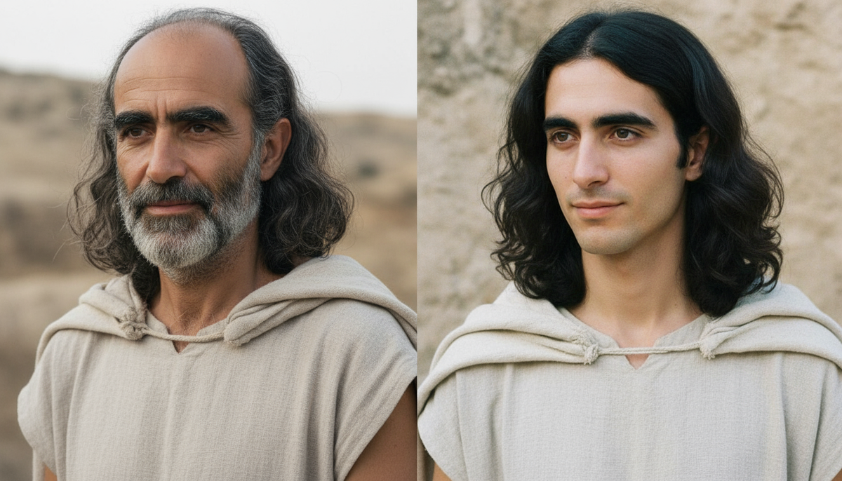 Иоанн Богослов (в старости и молодости). Современная фото реконструкция внешности.