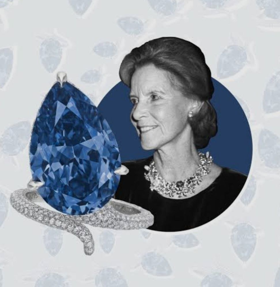 Голубой бриллиант Mellon Blue продали Геммология