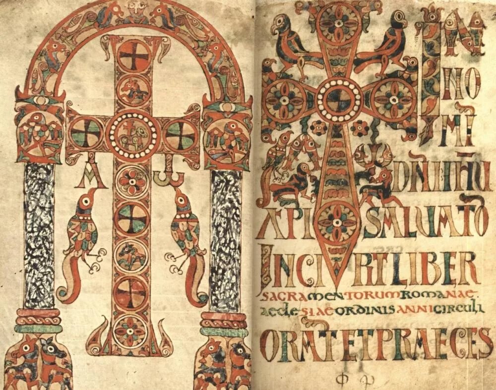 Иллюминированные хроники раннего Средневековья. Красиво, Душевно.