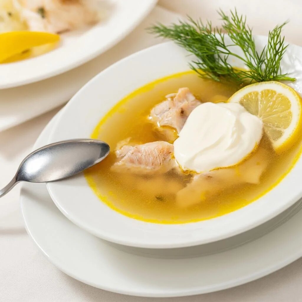 Рецепт "Суп из семги со сметаной"