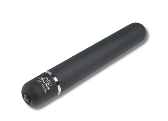 Темно-серый вибромассажер Charlie Tango 