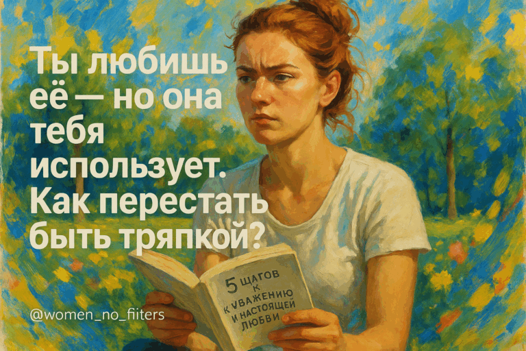    Как вырваться из роли тряпки: 5 шагов к уважению и настоящей любви Анна