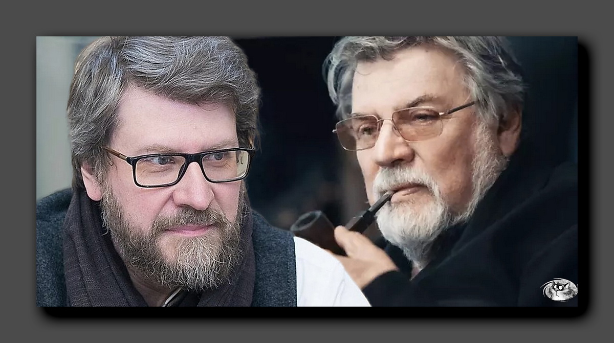 Некоторые отмечают поразительное внешнее сходство Фёдора Лукьянова с Александром Ширвиндтом. Коллаж автора