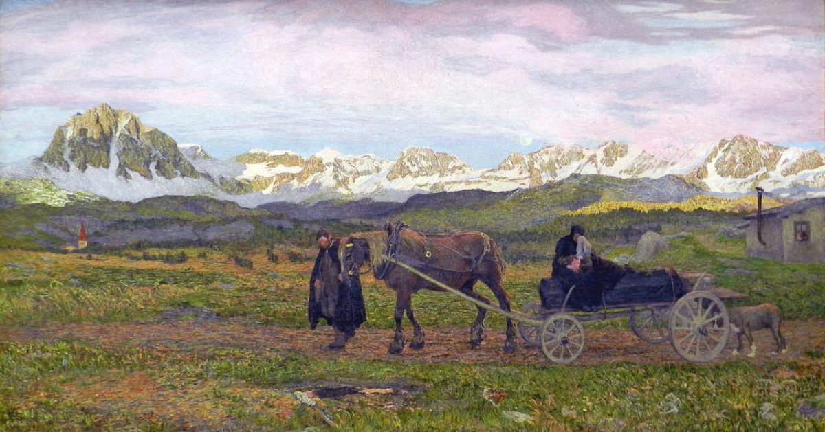 «Возвращение на родину», Джованни Сегантини, 1895