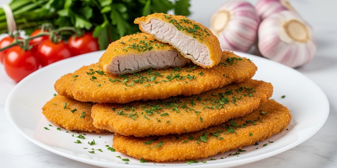 Как приготовить сочные свиные отбивные в сырном кляре: пошаговый рецепт с фото.