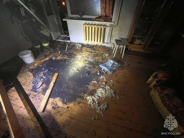    В Кирово-Чепецке спасли мужчину при пожаре в квартире