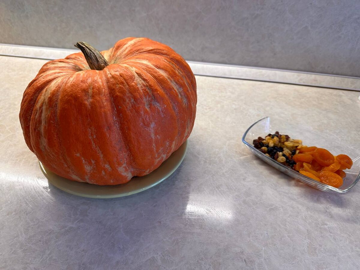 Тыква, запечённая в дувховке