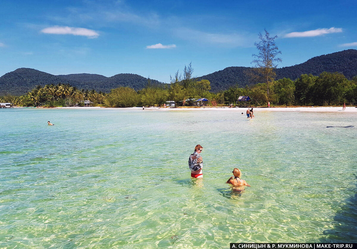 На Фукуоке зимой прекрасная погода! На фото: Раш Вем — самый красивый пляж на острове, да еще и с морскими звездами.