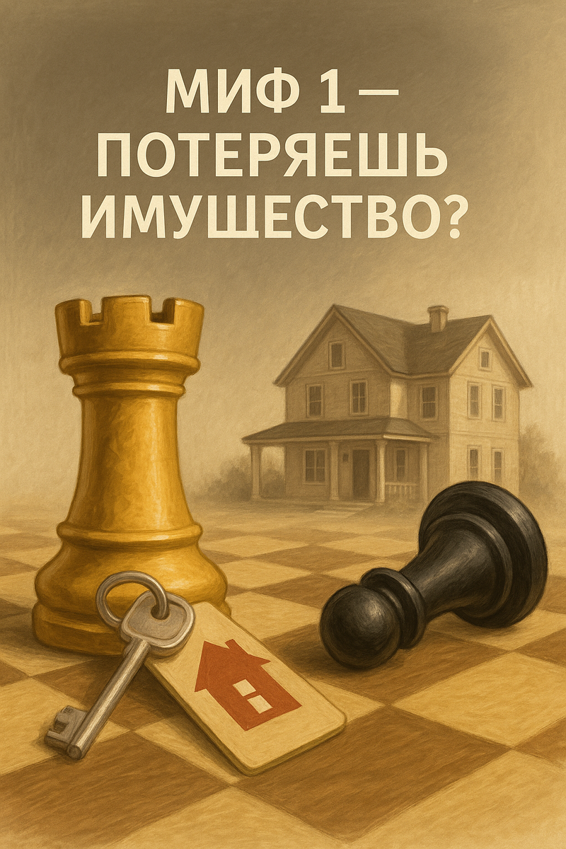 Миф 1. “Если берёшь займ под залог — потеряешь имущество”