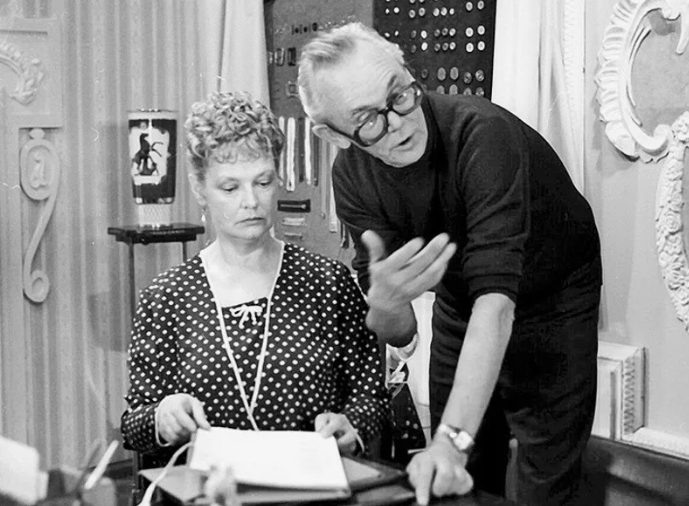Нина Гребешкова и Леонид Гайдай много времени проводили вместе: и на работе, и дома. Фото: Pinterest