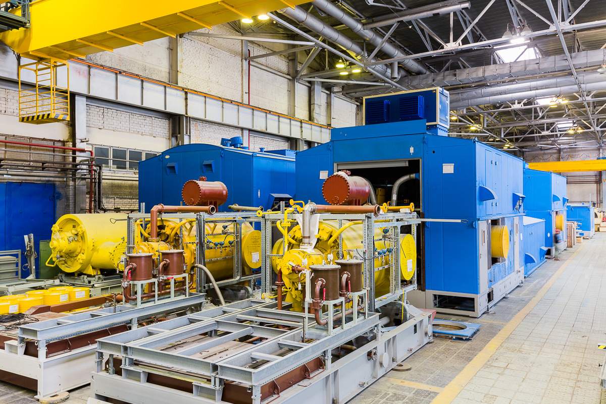 Оборудование в цехах предприятия ОДК-Газовые турбины © ОДК