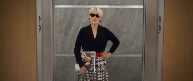    Кадр из тизера фильма «Дьявол носит Prada 2»