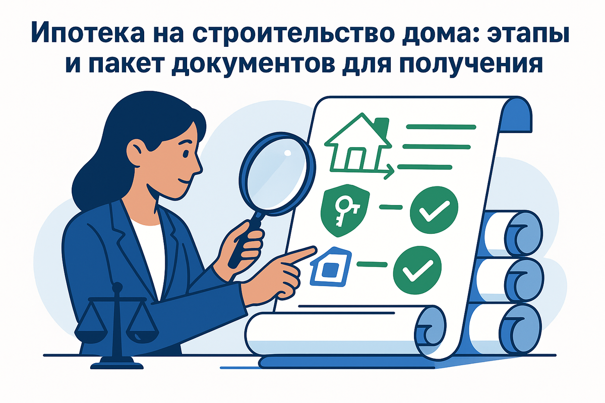    Этапы получения ипотеки на строительство дома Юлия Сергеевна Рослякова