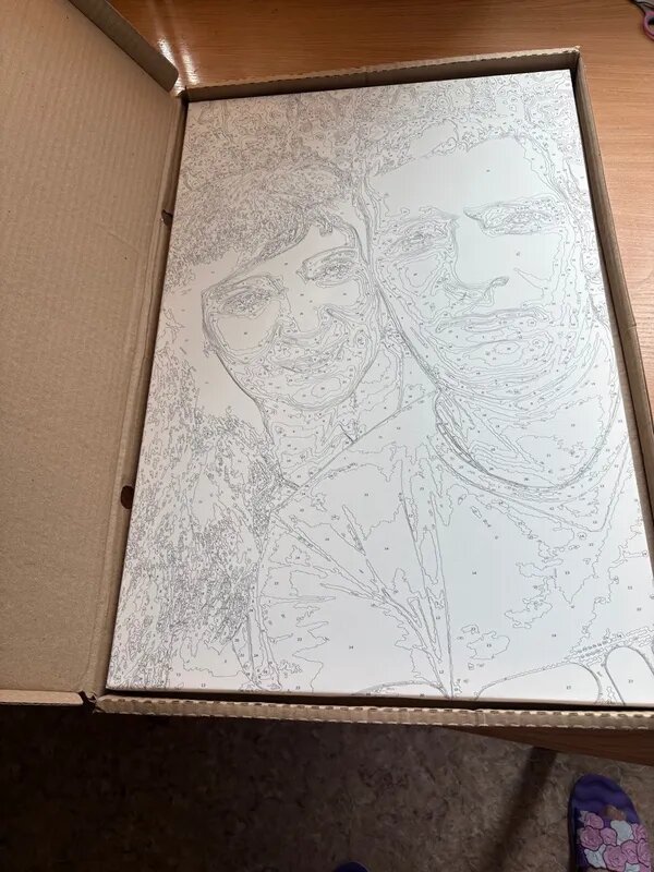 картина по номерам по фотографии