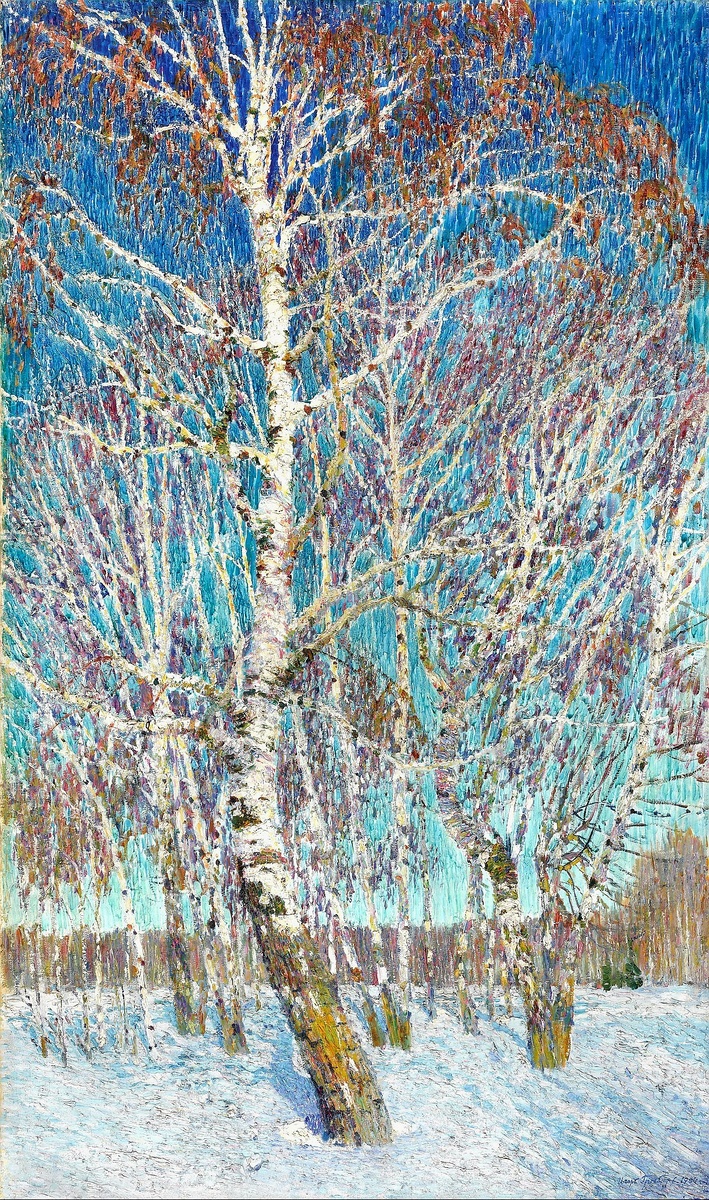 «Февральская лазурь», Игорь Грабарь, 1904