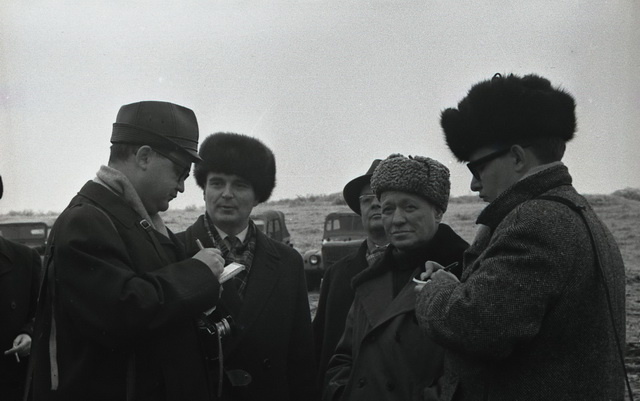 Зимняя рыбалка на озере Островное. 1965 г