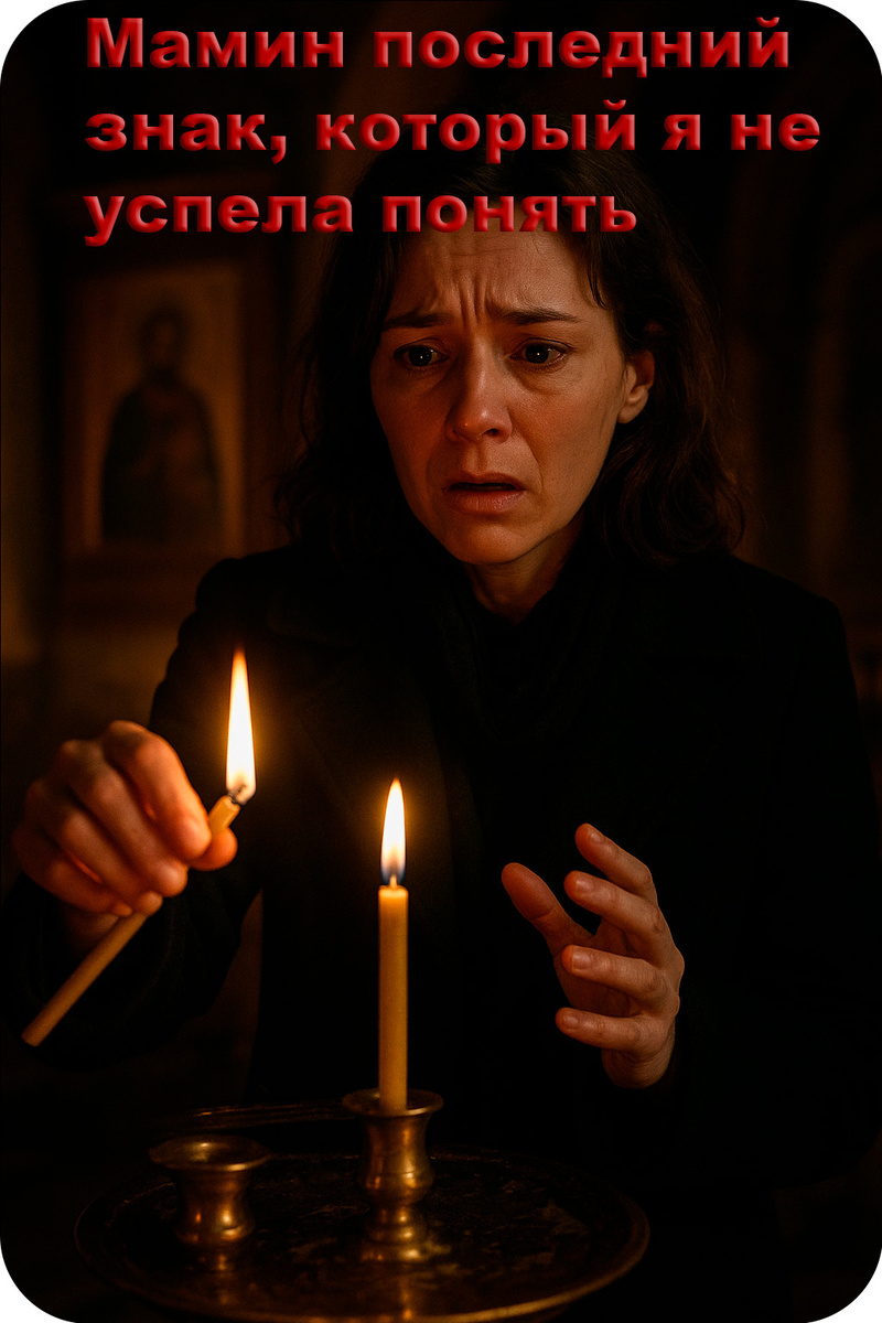 Мамин последний знак, который я не успела понять