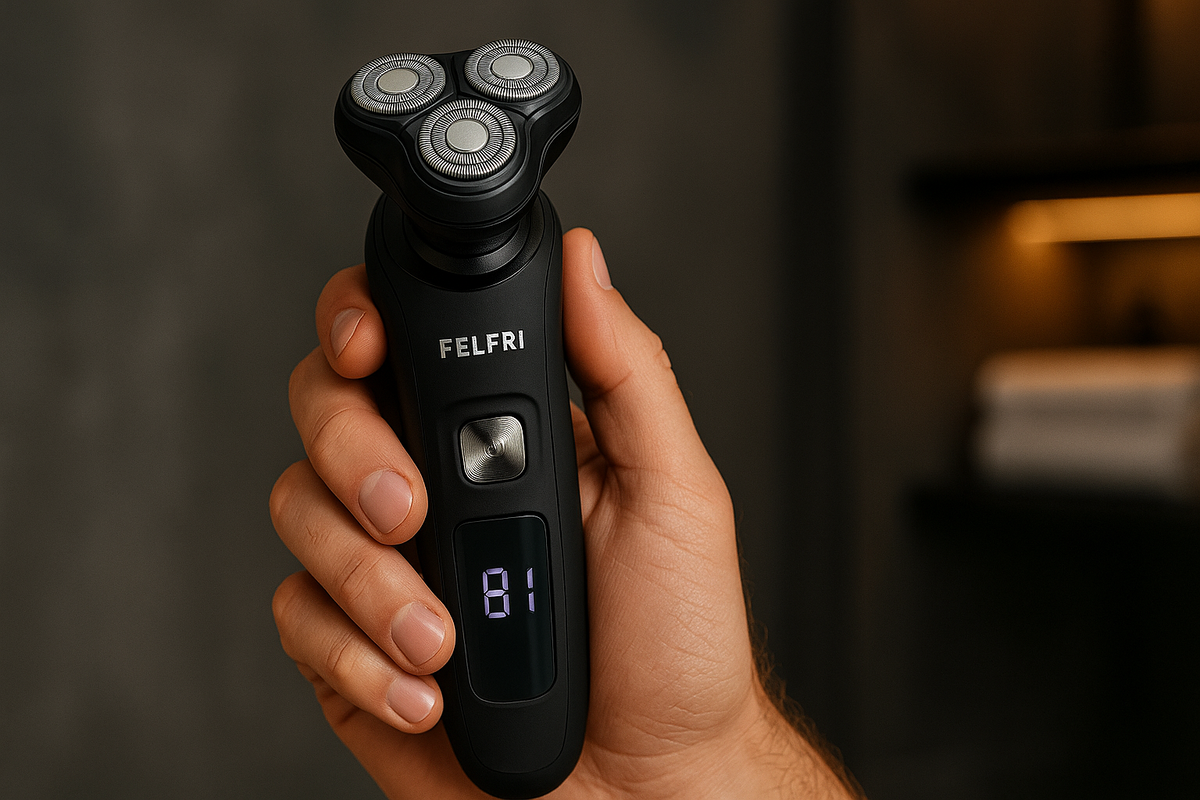 Бритье электробритвой