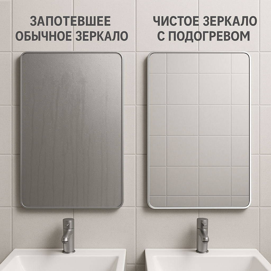 Решение проблемы запотевания зеркал