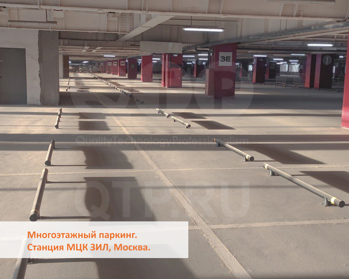 Многоэтажный паркинг. Станция МЦК ЗИЛ, Москва.